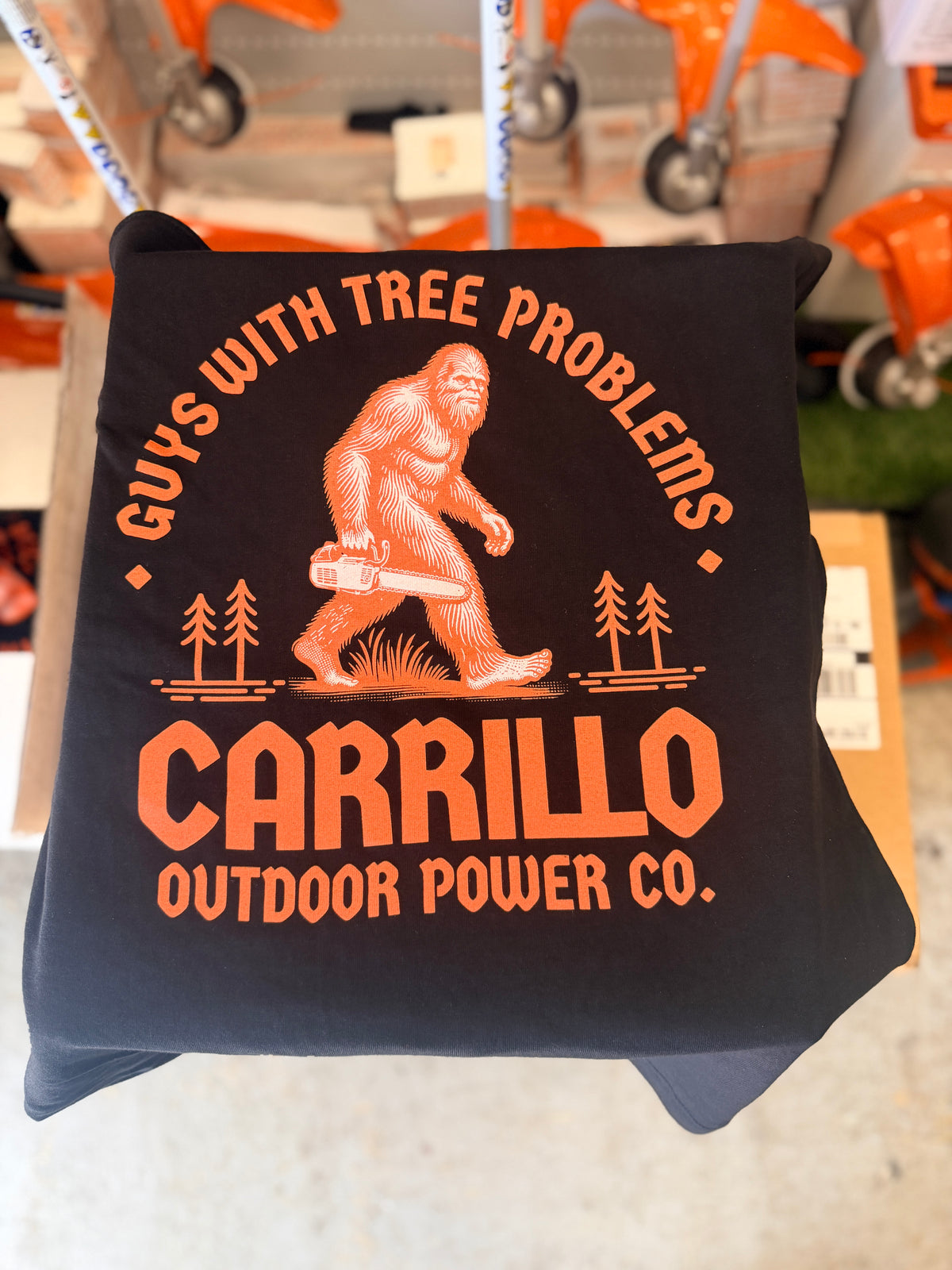 Carrillo O.P.C. "Guys With Tree Problems" Oversized Heavyweight T