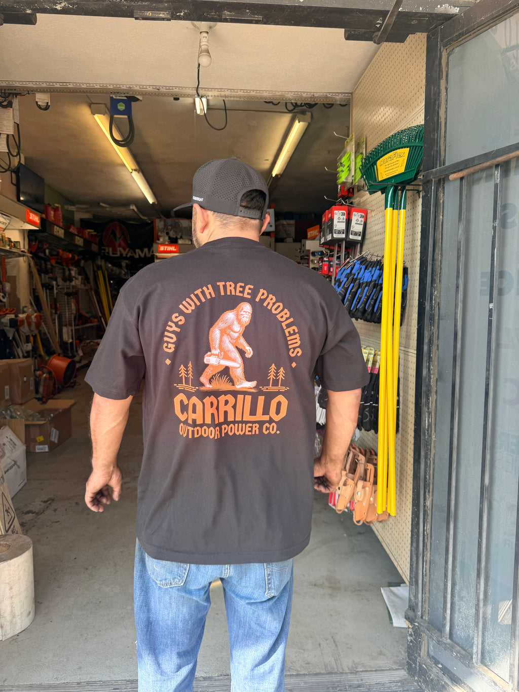 Carrillo O.P.C. "Guys With Tree Problems" Oversized Heavyweight T