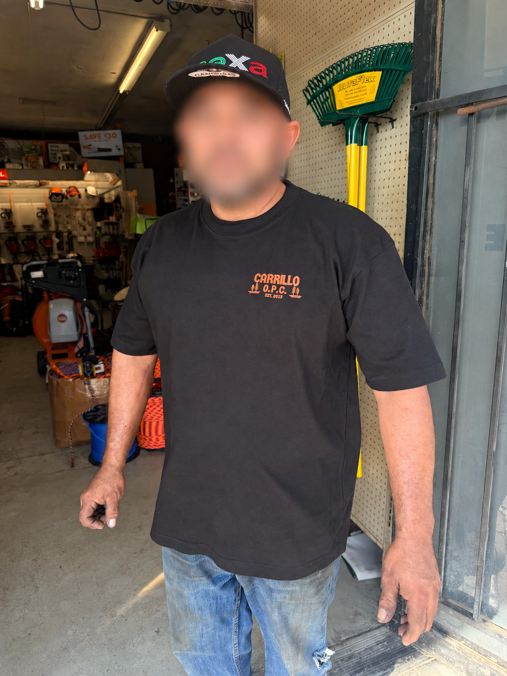 Carrillo O.P.C. "Guys With Tree Problems" Oversized Heavyweight T